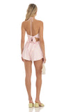 Floral Cutout Romper in Pink