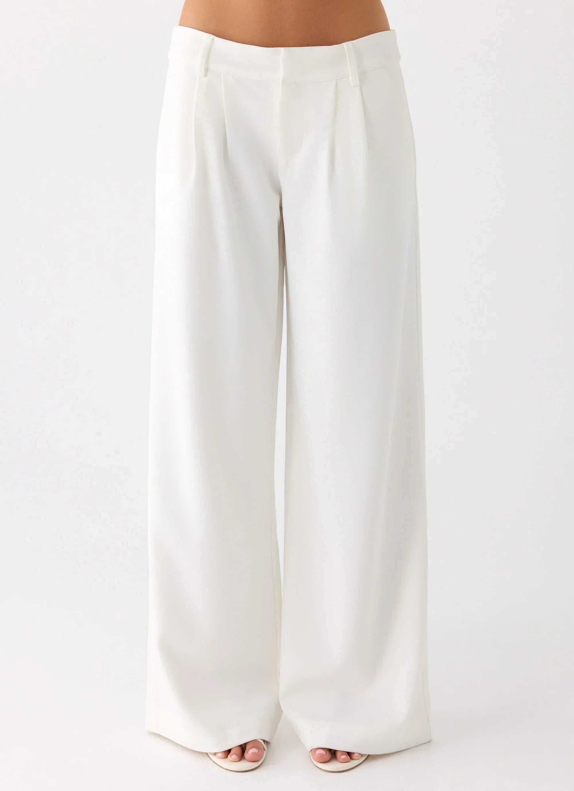 Samuel Low Rise Suiting Pants White