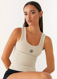 Signature Tank Top Oatmeal