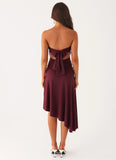Juliana Midi Dress Mulberry