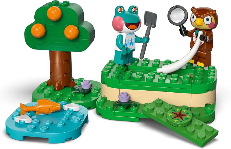 LEGO Animal Crossing Blatherss Museum Collection Building Toy Pretend Play Set W 2 Toy Minifigures for Girls Boys Ages 7 Building Blocks for Kids Gift Idea for Birthdays Gamers 77056