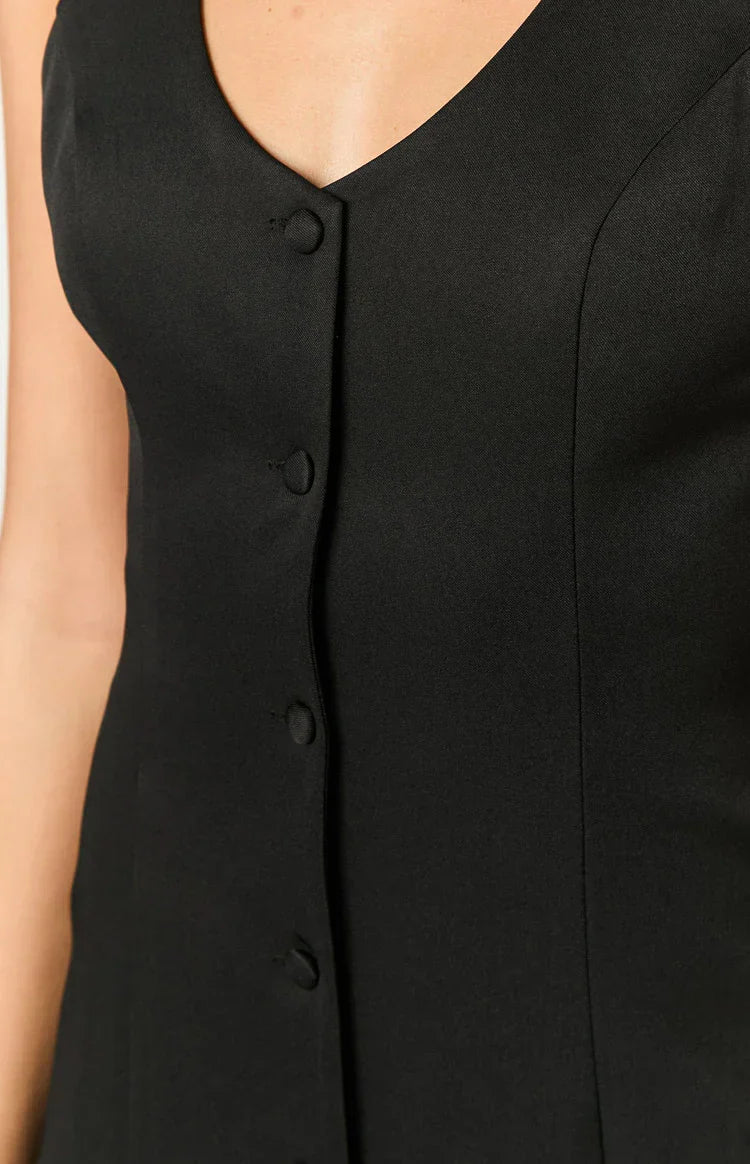 Jenny Black Mini Dress