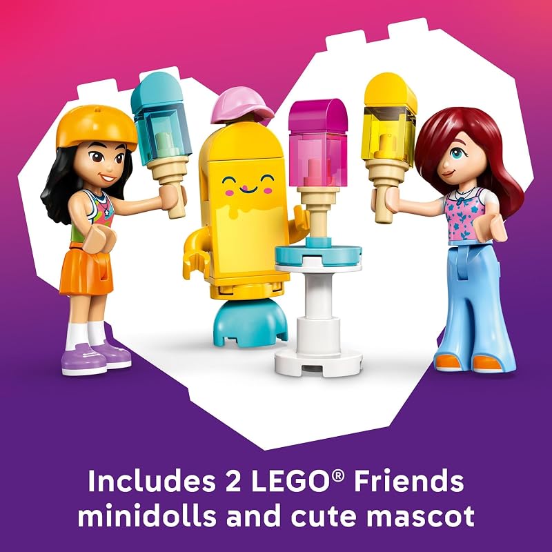 LEGO Friends Ice Cream Balloon Stand Building Toy for Girls Boys Pretend Play Set for Kids Ages 6 W Liann Paisley Minidolls Accessories Gift Idea for Birthdays 42692