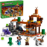 LEGO Minecraft The Badlands Mineshaft Building Toys for Boys Girls Ages 8 Video Game Toy for Kids W Minecraft Minifigures Gift for Birthdays 21263