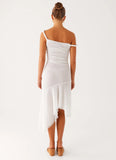 Huntah Midi Dress Ivory