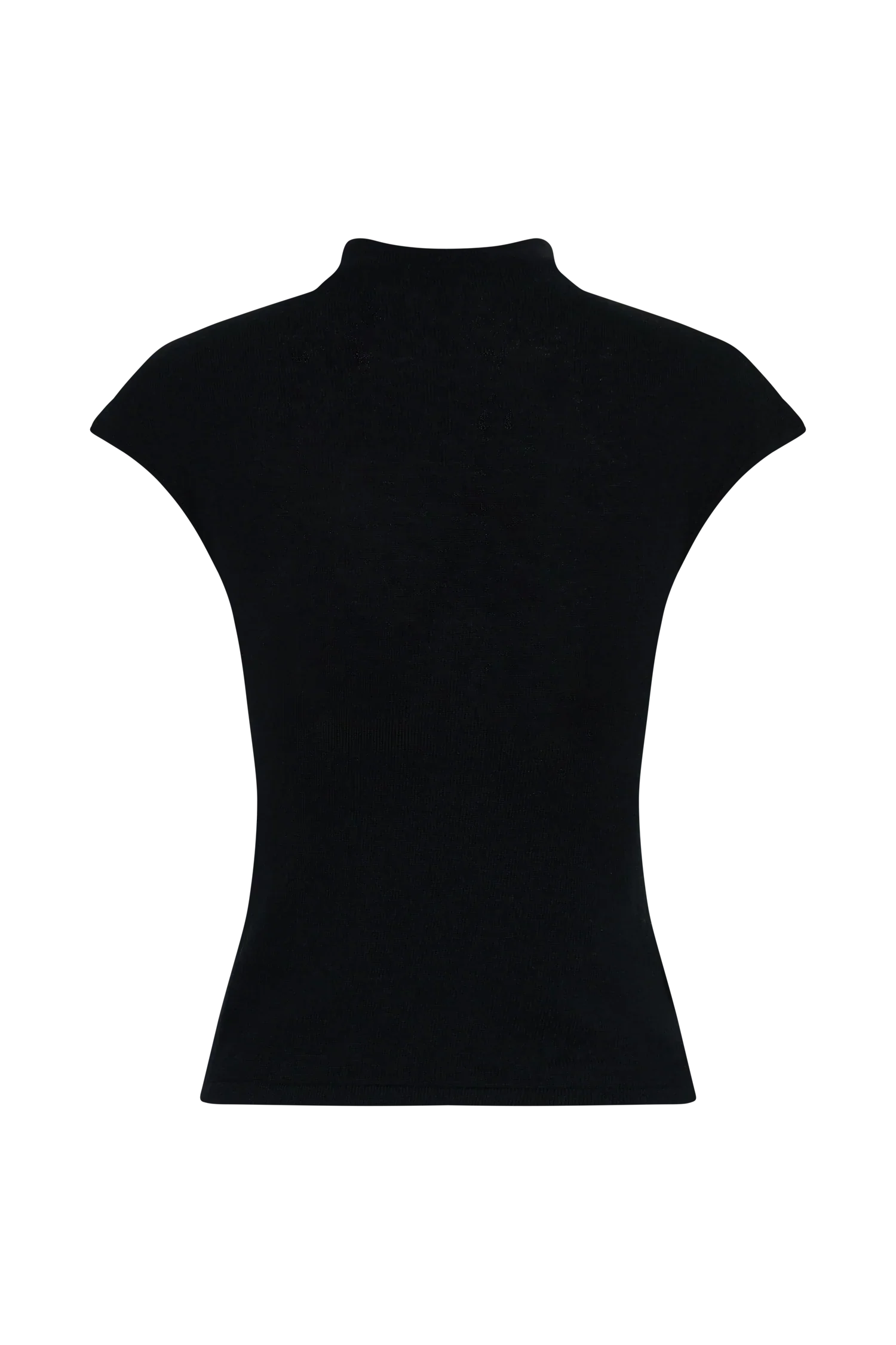 Sonny Short Sleeve Knit Top Black