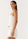 Samah Top White