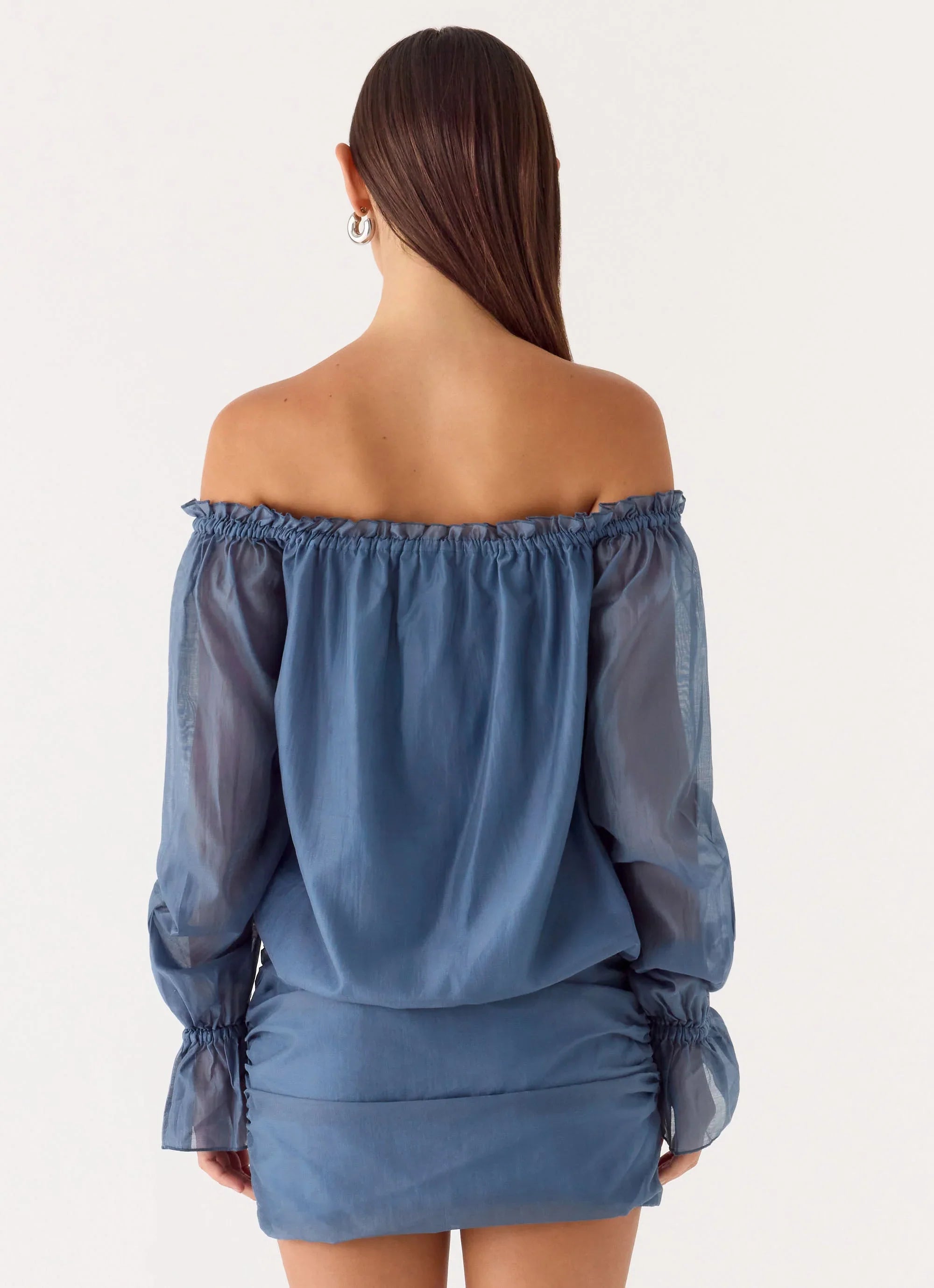 Tedara Mini Dress Washed Navy