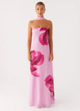 Prim Maxi Dress Pastel Pink