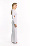 Grayson White Long Sleeve Maxi Dress