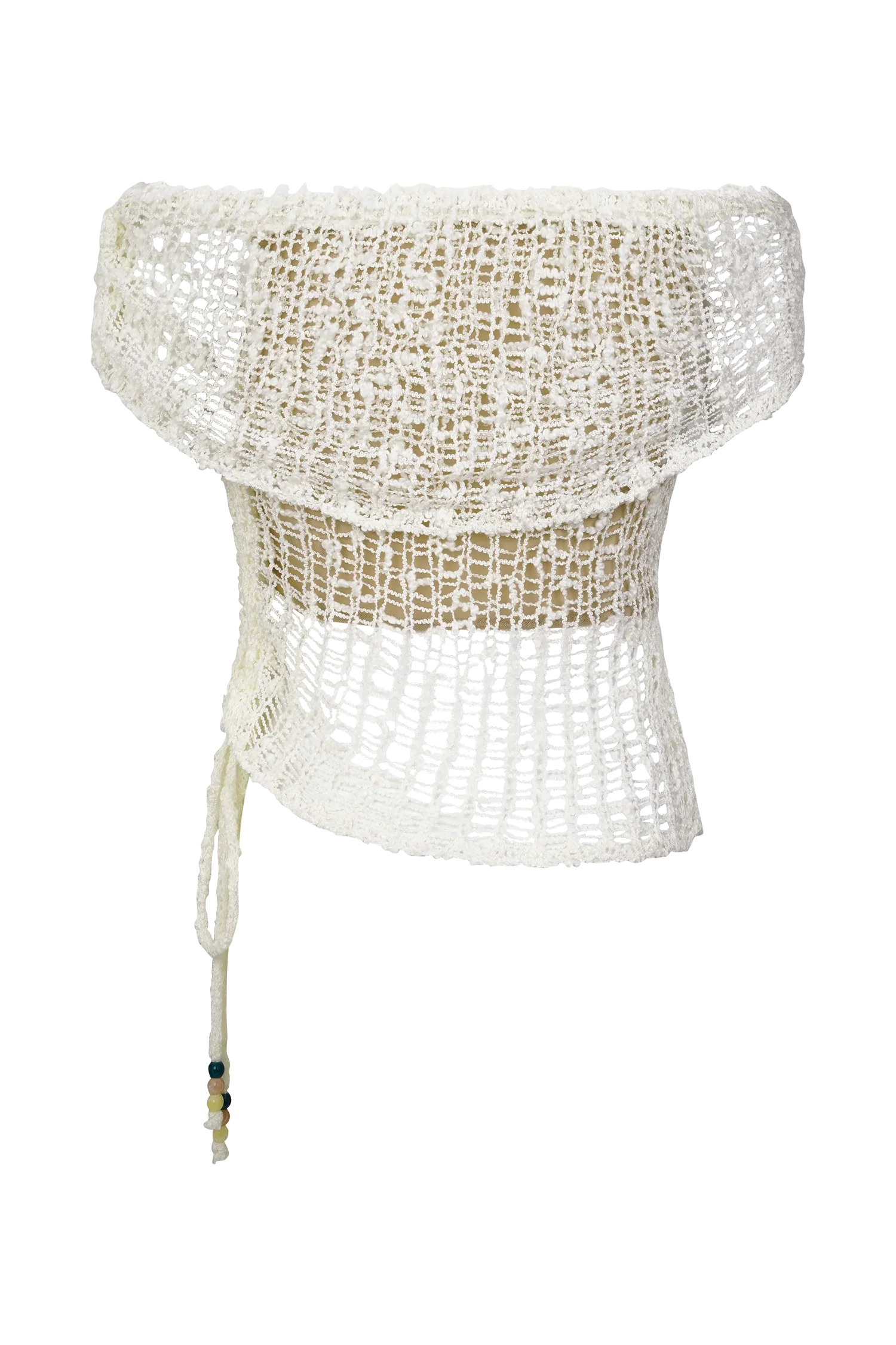 Cordelia Off Shoulder Knit Top Ivory