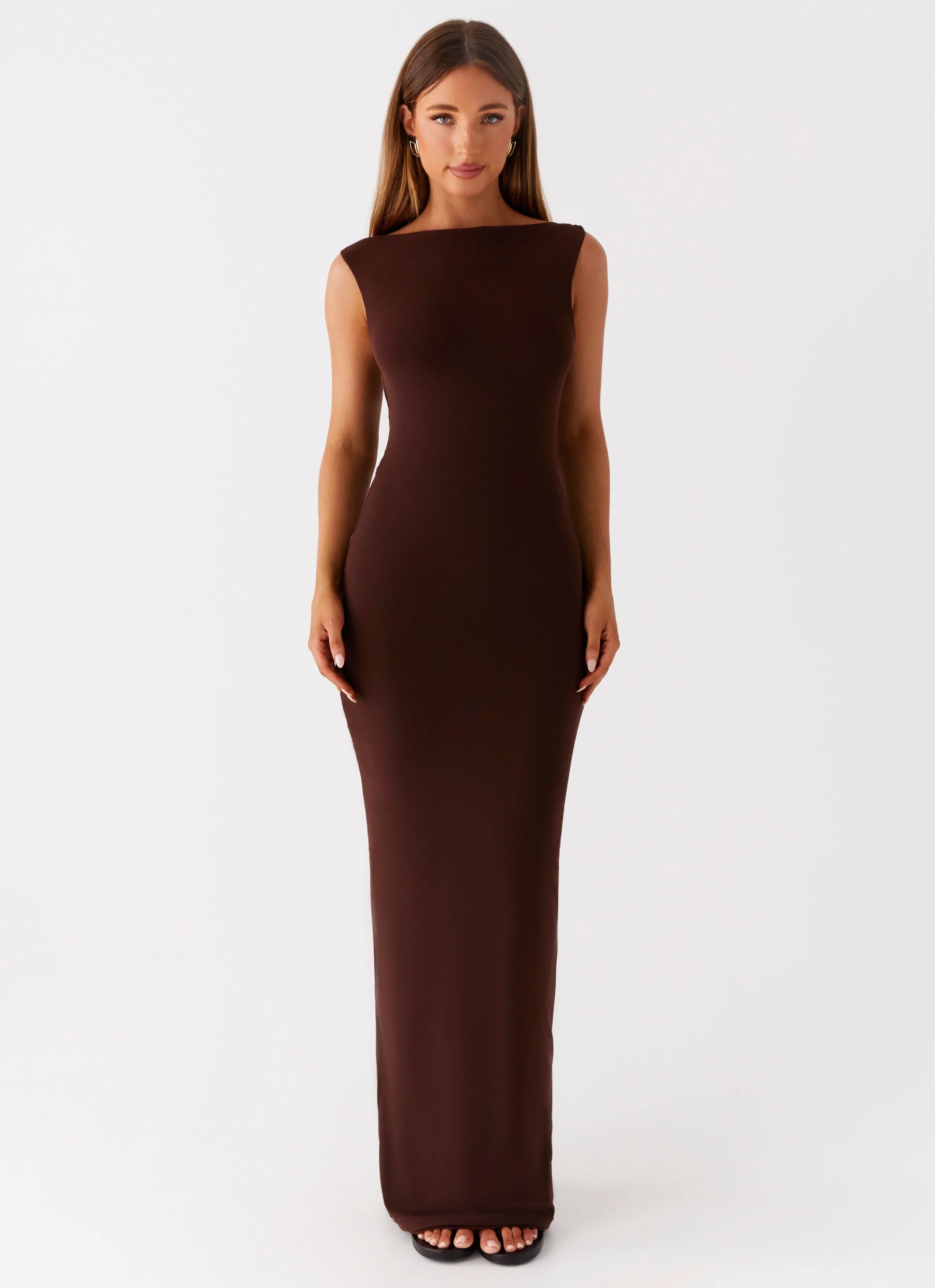 Earthbound Muse Maxi Dress Chocolate