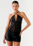 Ellyse Top Black