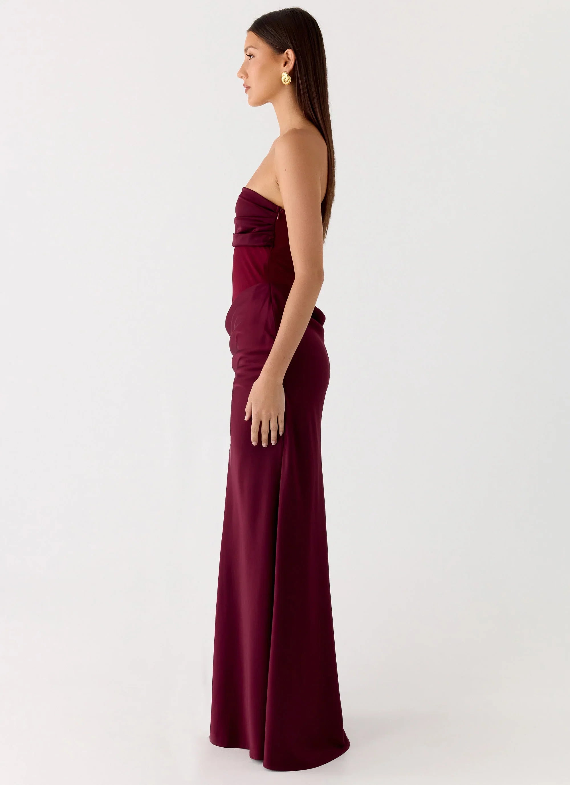 Champagne Skies Maxi Dress Plum