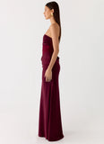 Champagne Skies Maxi Dress Plum