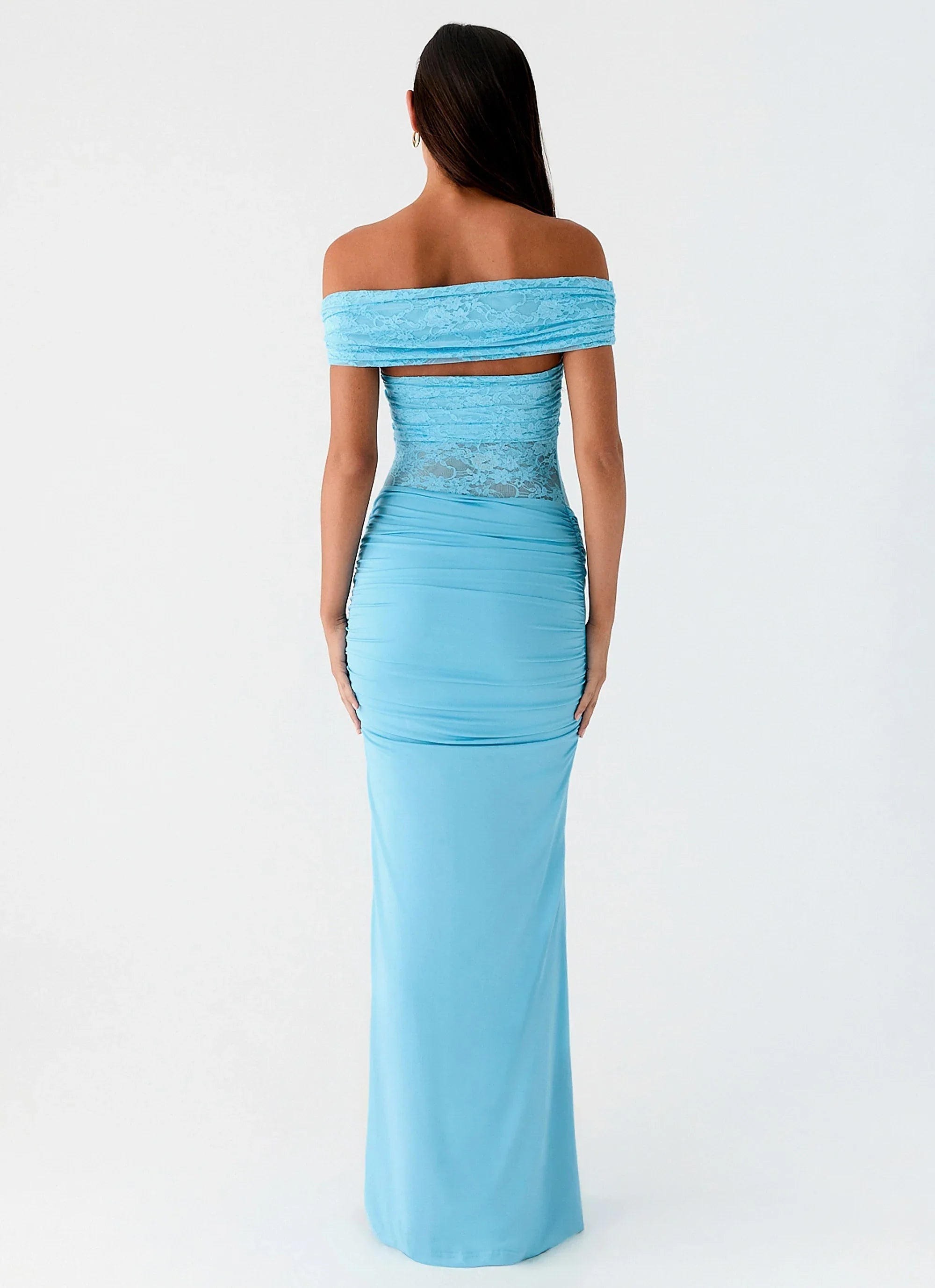 Either Way Maxi Dress Turquoise Blue