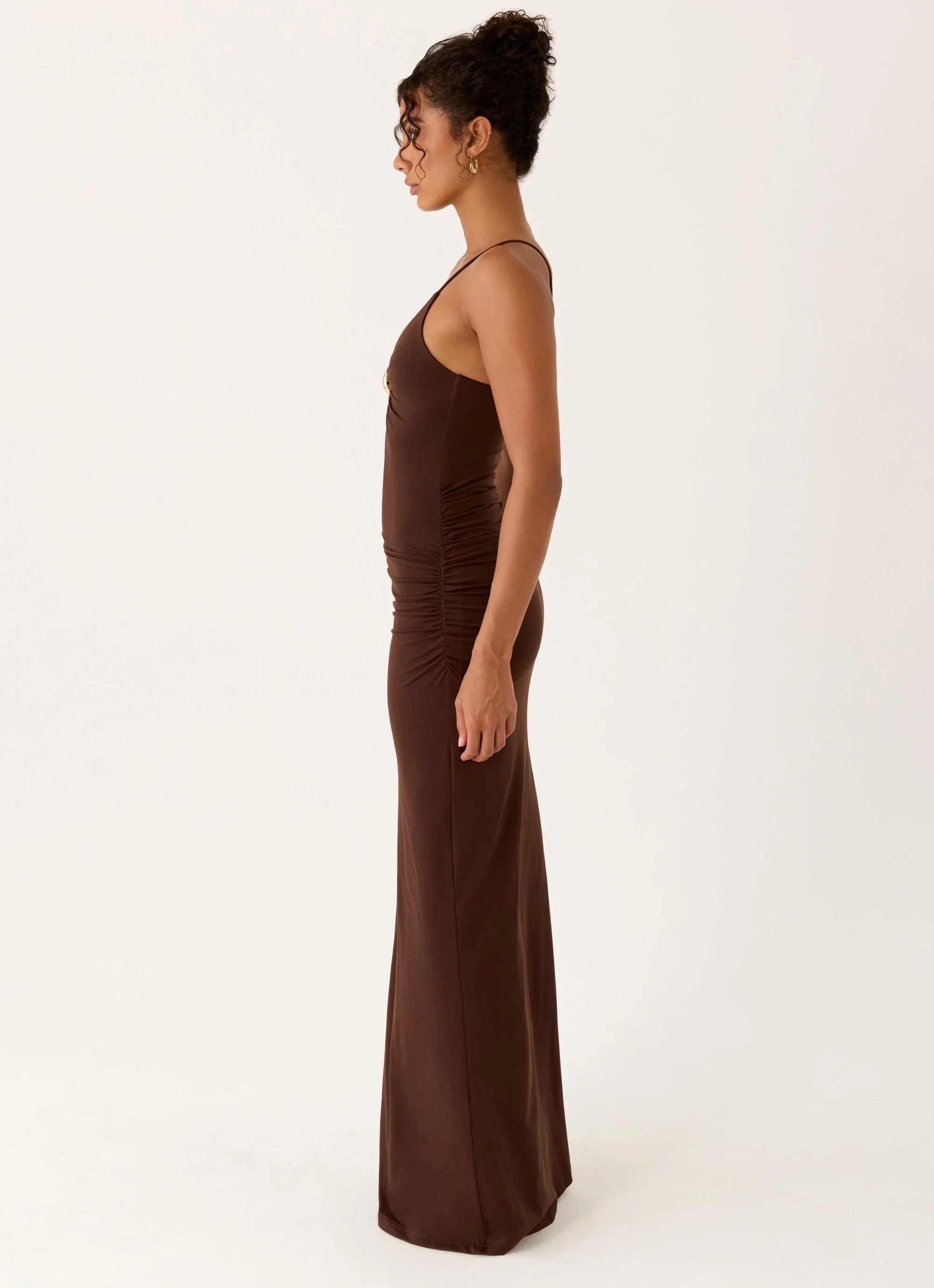 Inez Maxi Dress Chocolate