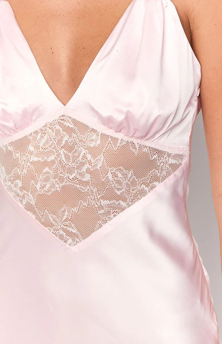 Nolan Light Pink Maxi Dress