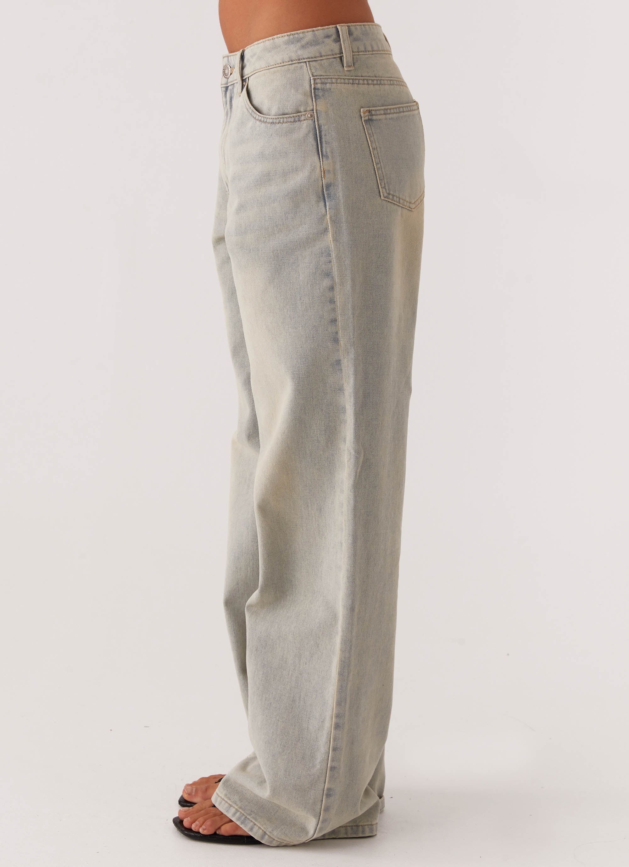 Keanna Low Rise Denim Jeans Vintage