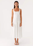Esmerelda Midi Dress White