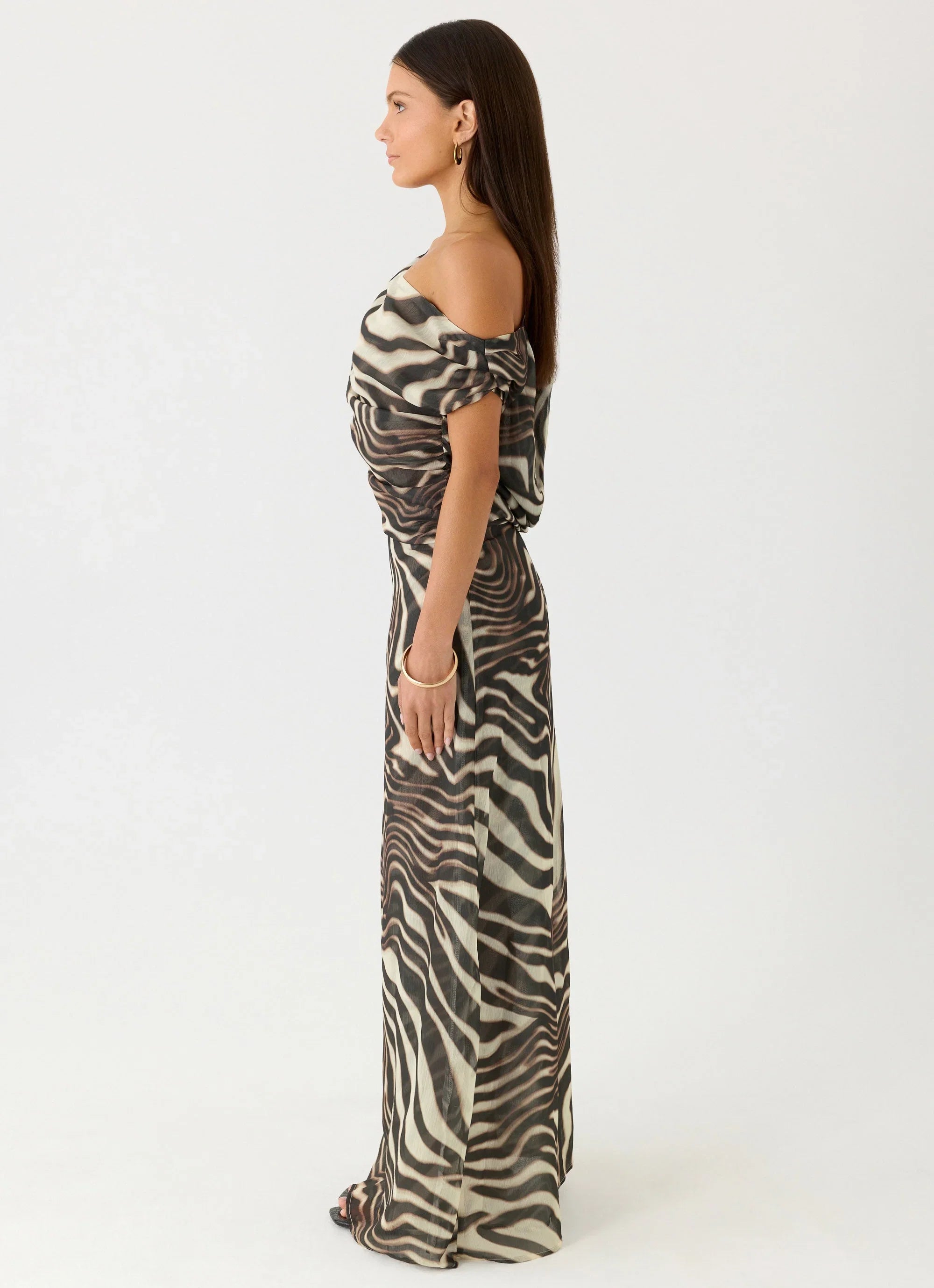 Mernas Maxi Dress Zebra
