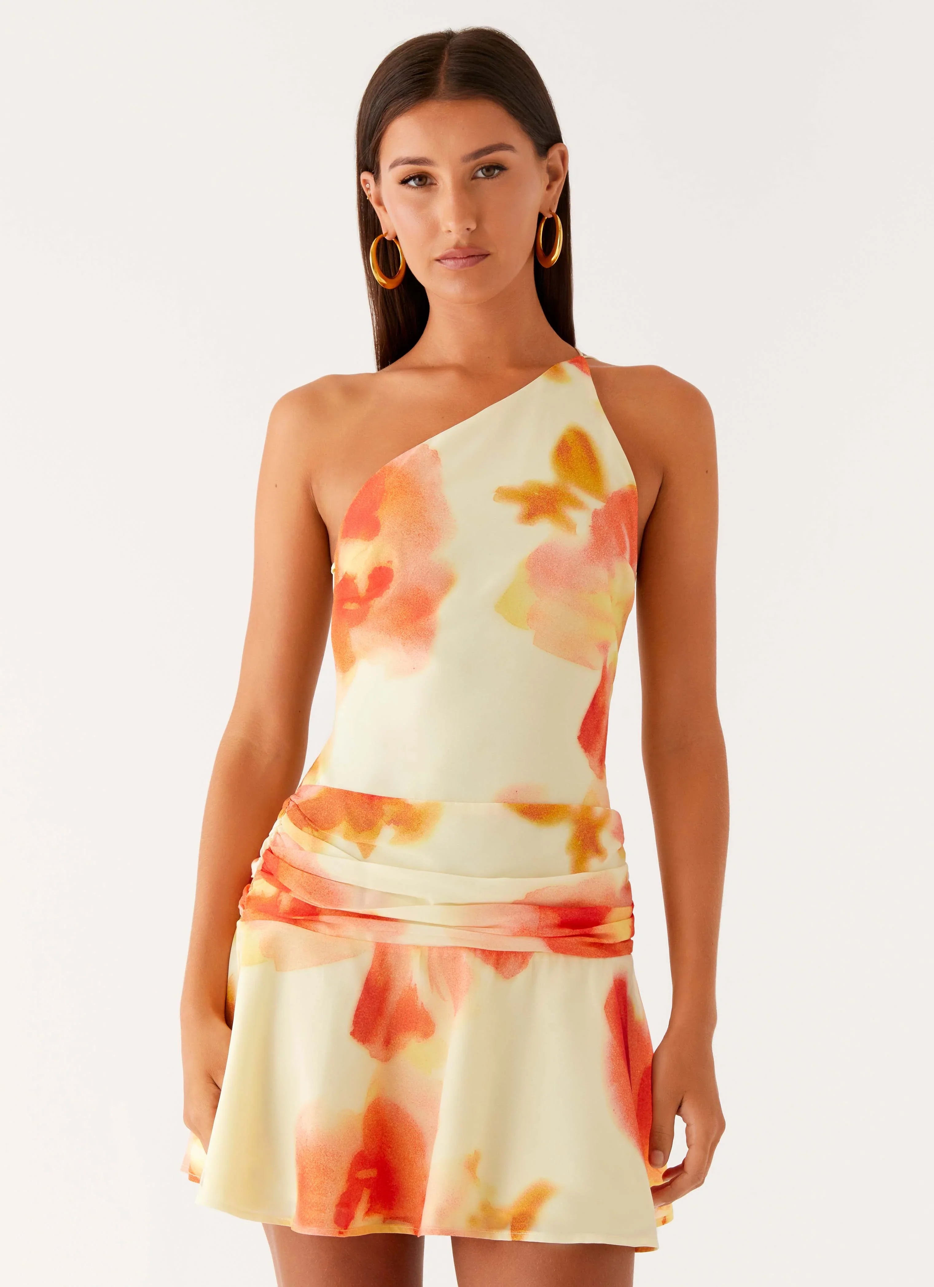 Meah Backless Mini Dress Mimosa Blossom