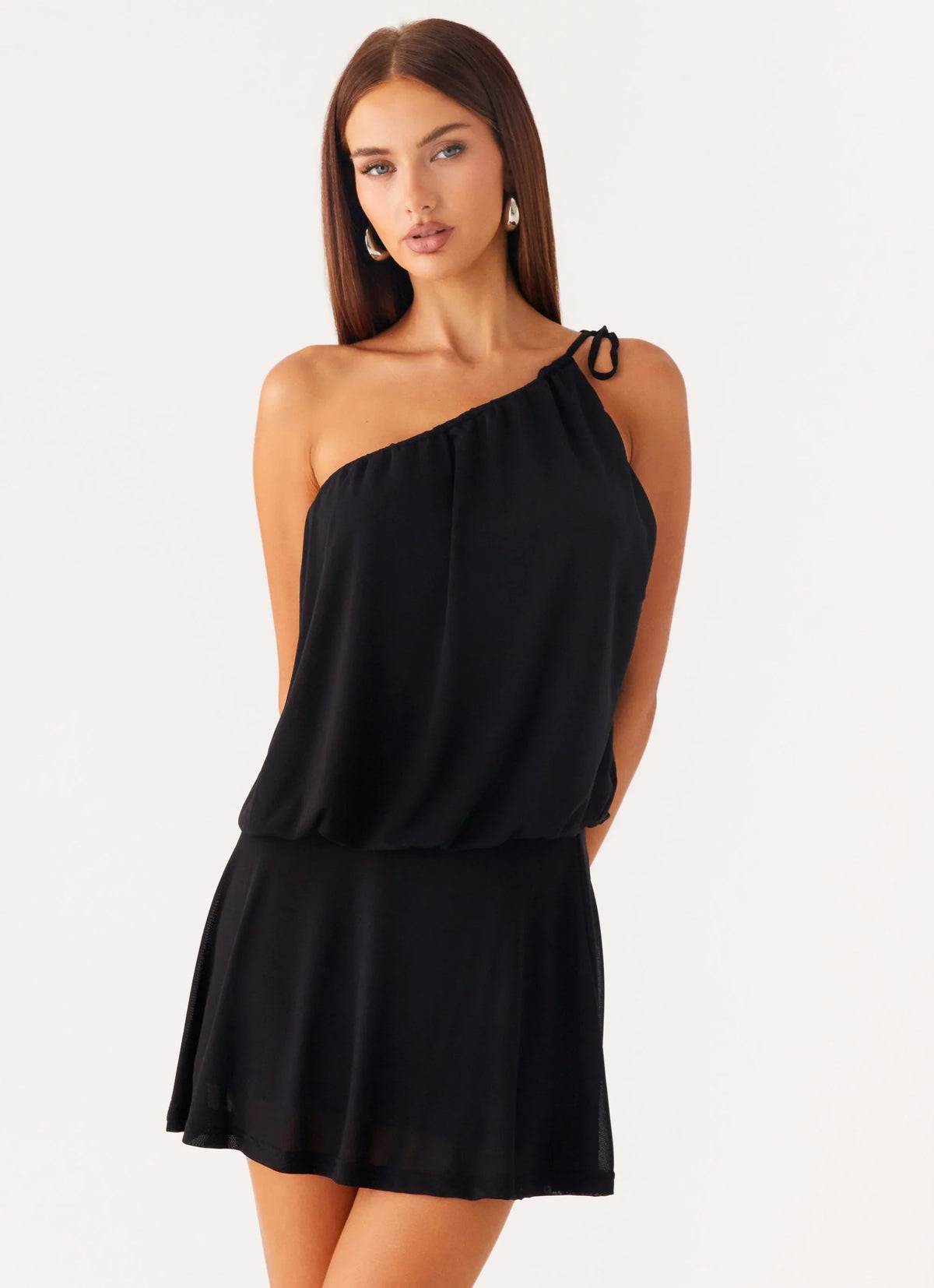 Makes Sense Mini Dress Black