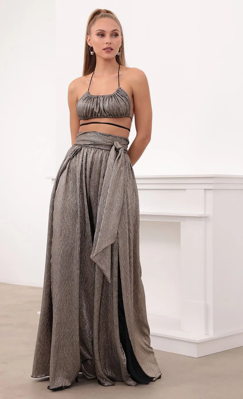 Two Piece Set in Silver