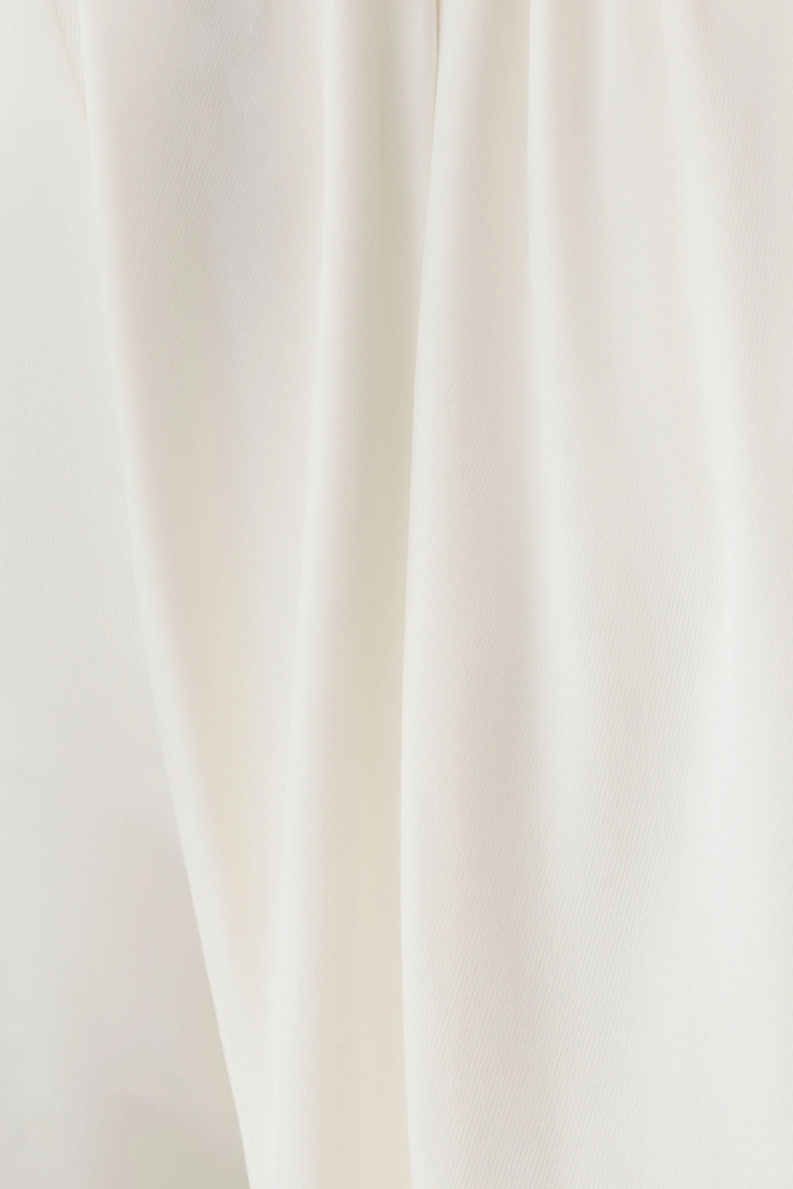 Ren Cowl Long Sleeve Slinky Bodysuit Ivory