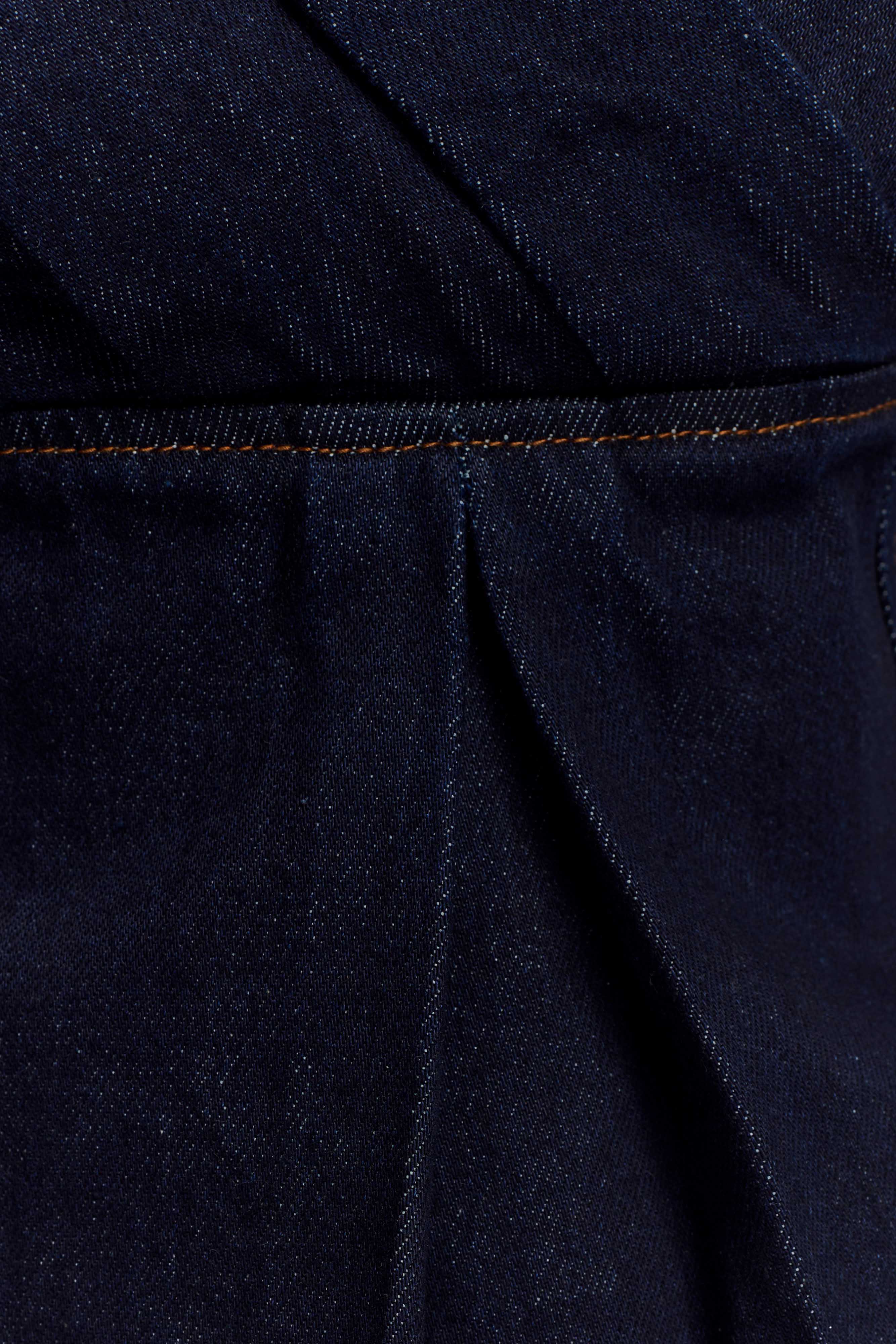 Rayne Off Shoulder Denim Top Indigo Blue