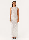 Briar Backless Maxi Dress Ivory