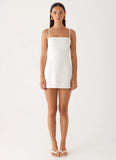 Second Sun Mini Dress White