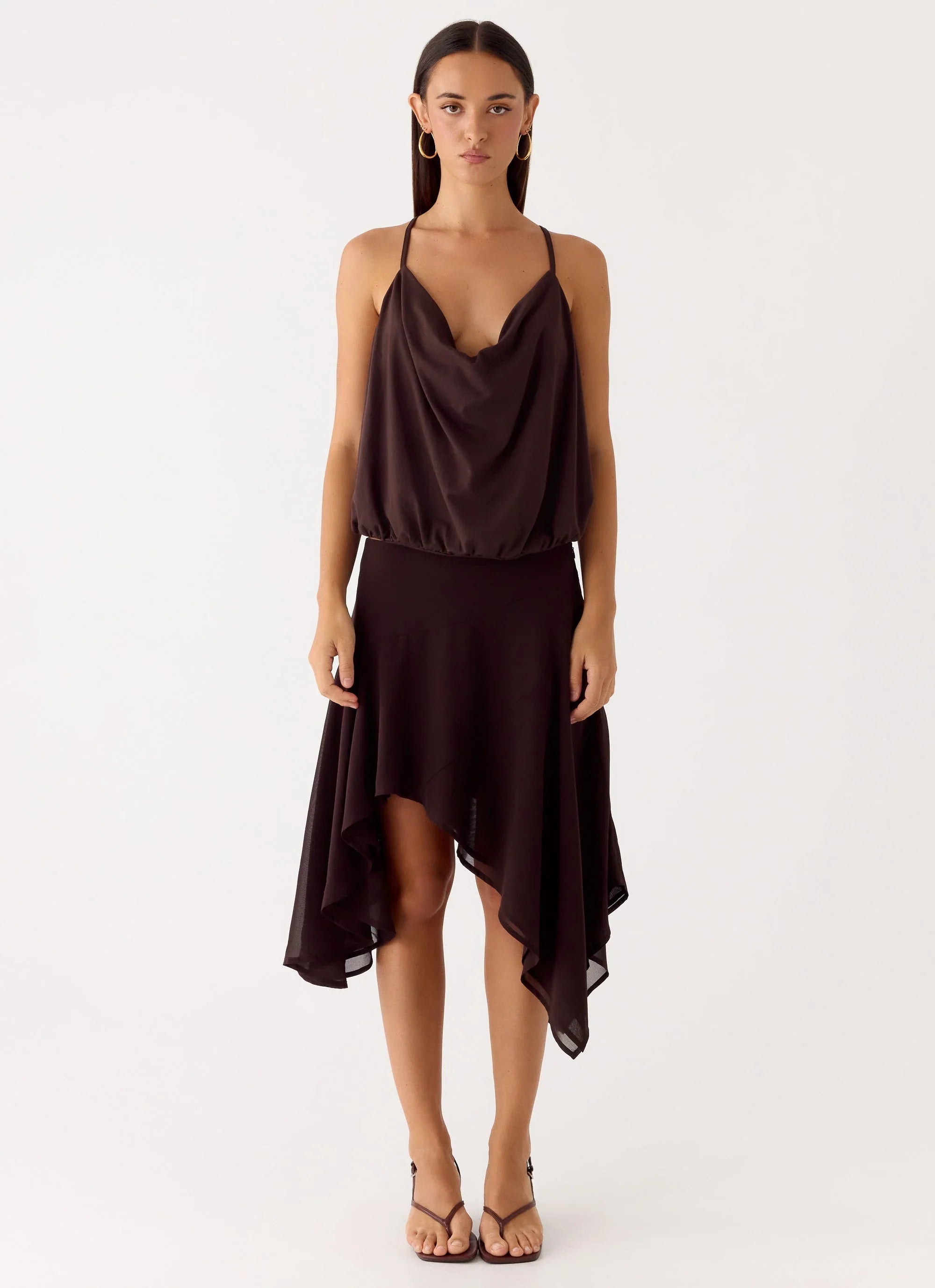 Yaz Top Chocolate Plum