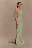 Harper One Shoulder Gown Sage