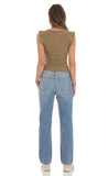 Distressed Jeans in Light Denim