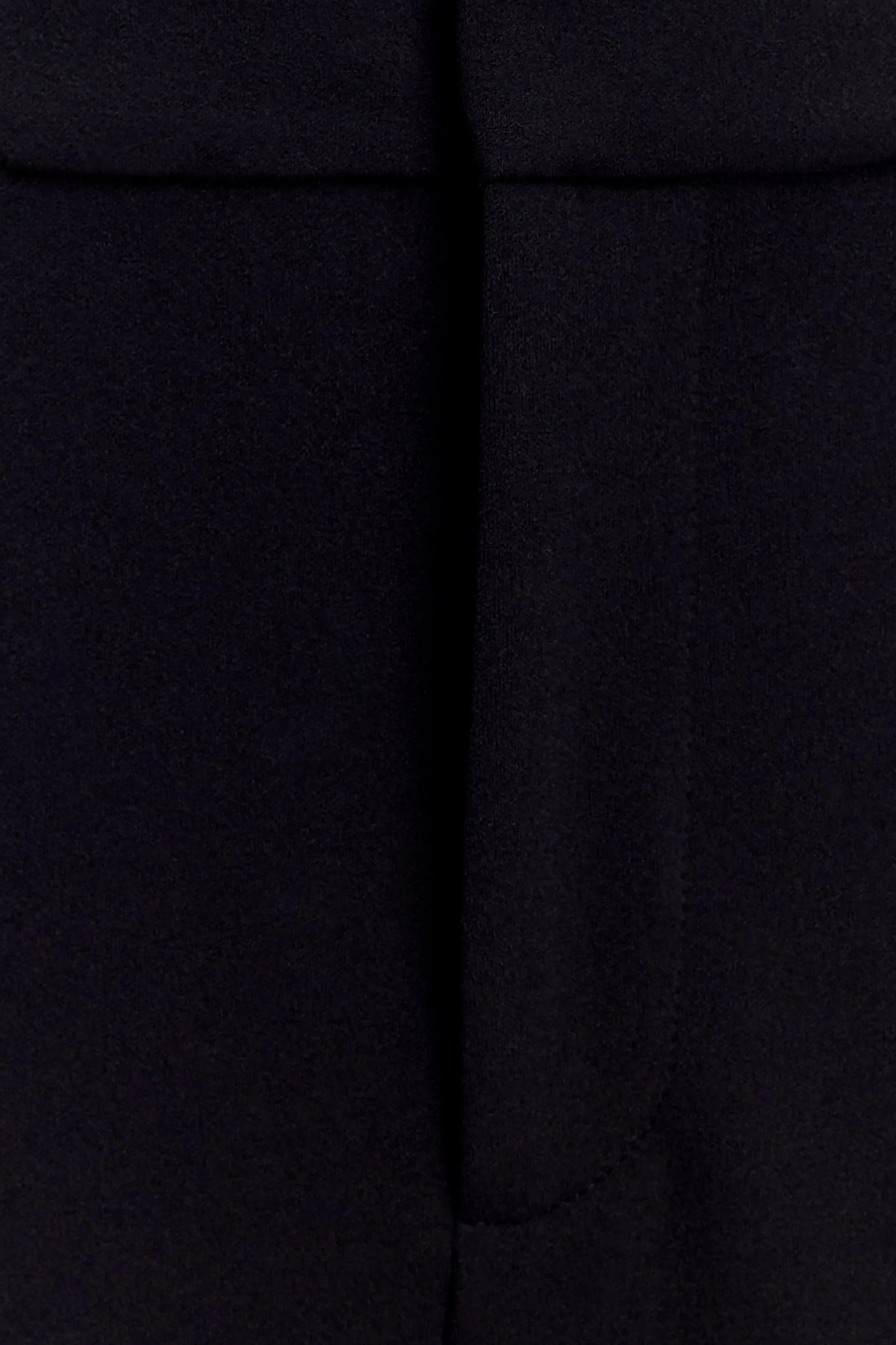 Maude Crepe Straight Leg Pants Black