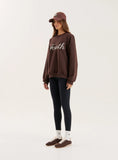 Chocolate Fourth Branded Sweatshirt