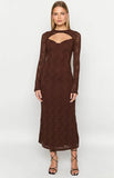 Camielle Brown Maxi Dress