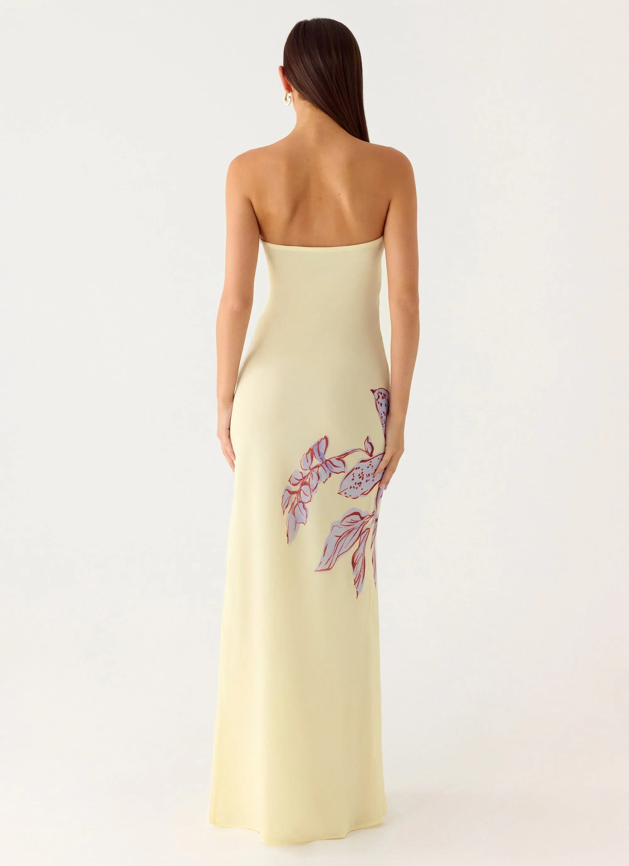 Amelle Maxi Dress Purple Floral
