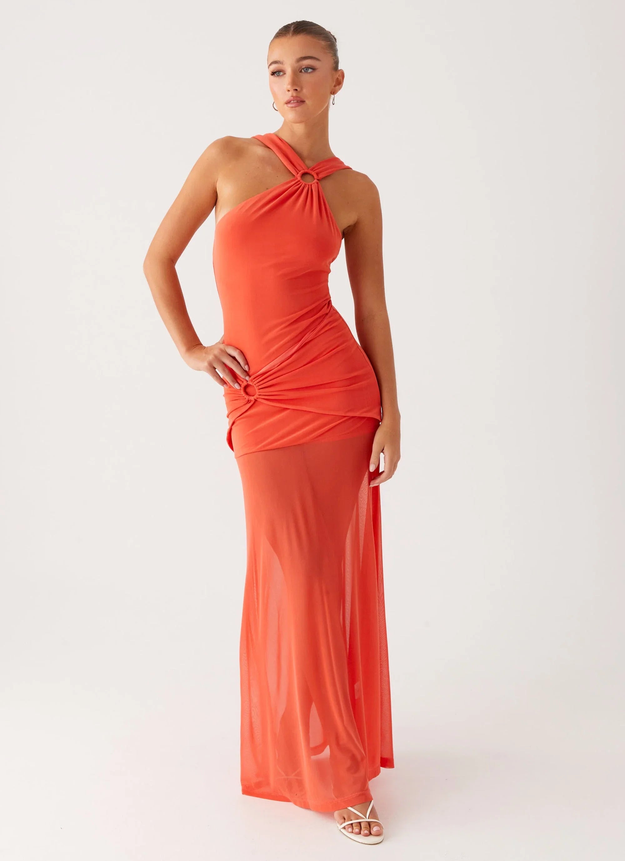 Kavala Maxi Dress Coral