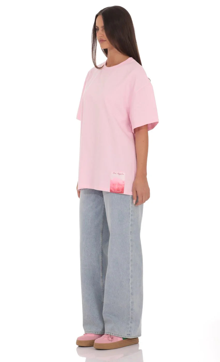 Graphic T Shirt in Pink