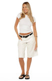 Greta White Denim Shorts