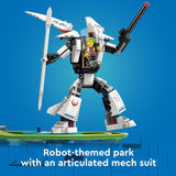 LEGO City Robot World Roller Coaster Building Set Kids Engineering Toy with Posable Mech Suit for Boys Girls Ages 8 Gift Ideas for Christmas 60421