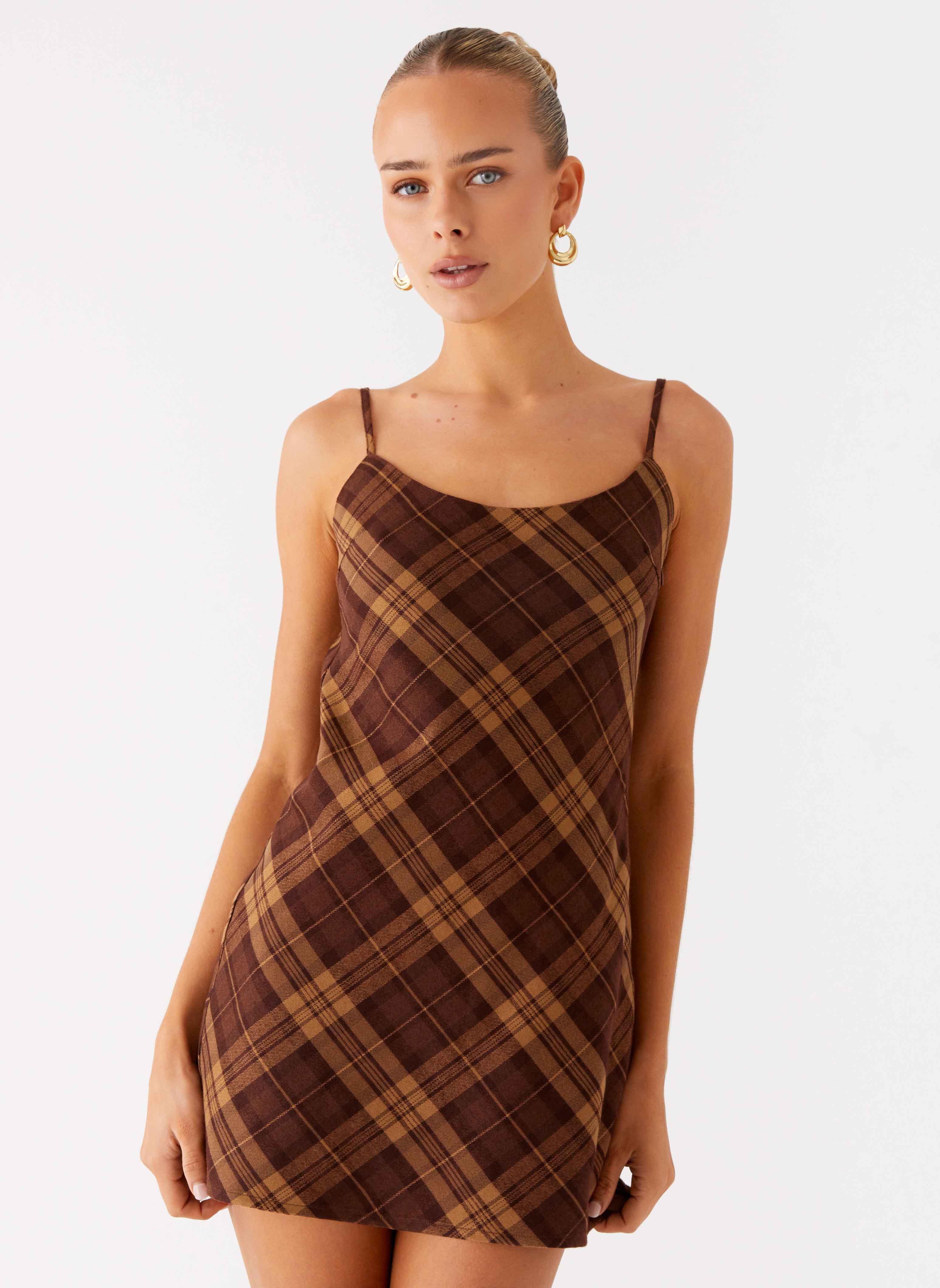 Radio Star Mini Dress Plaid