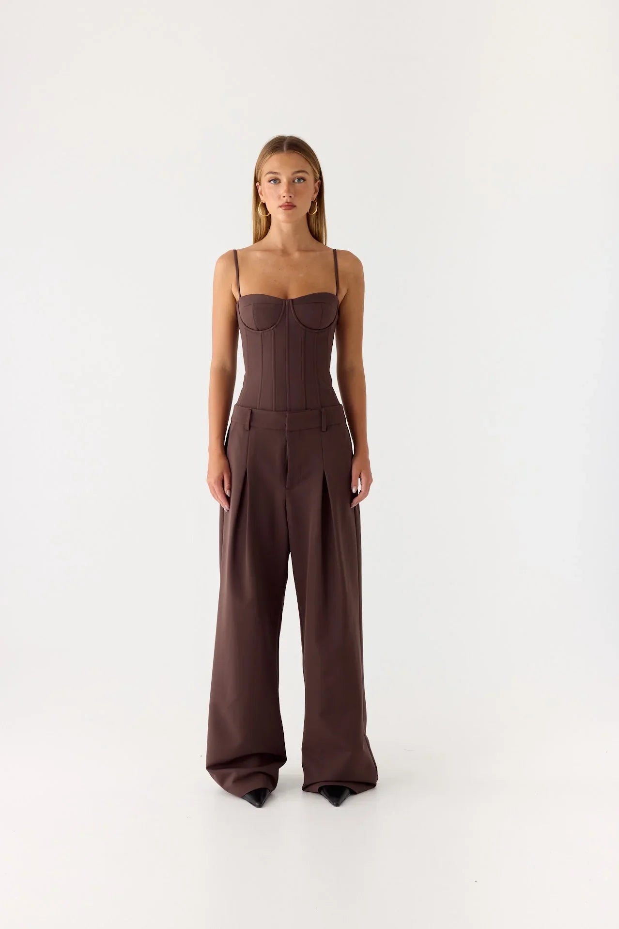 Sora Low Rise Pant Dark Chocolate