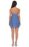 Strapless Ruched Mini Dress