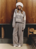 Grey Branded Knitted Jumper
