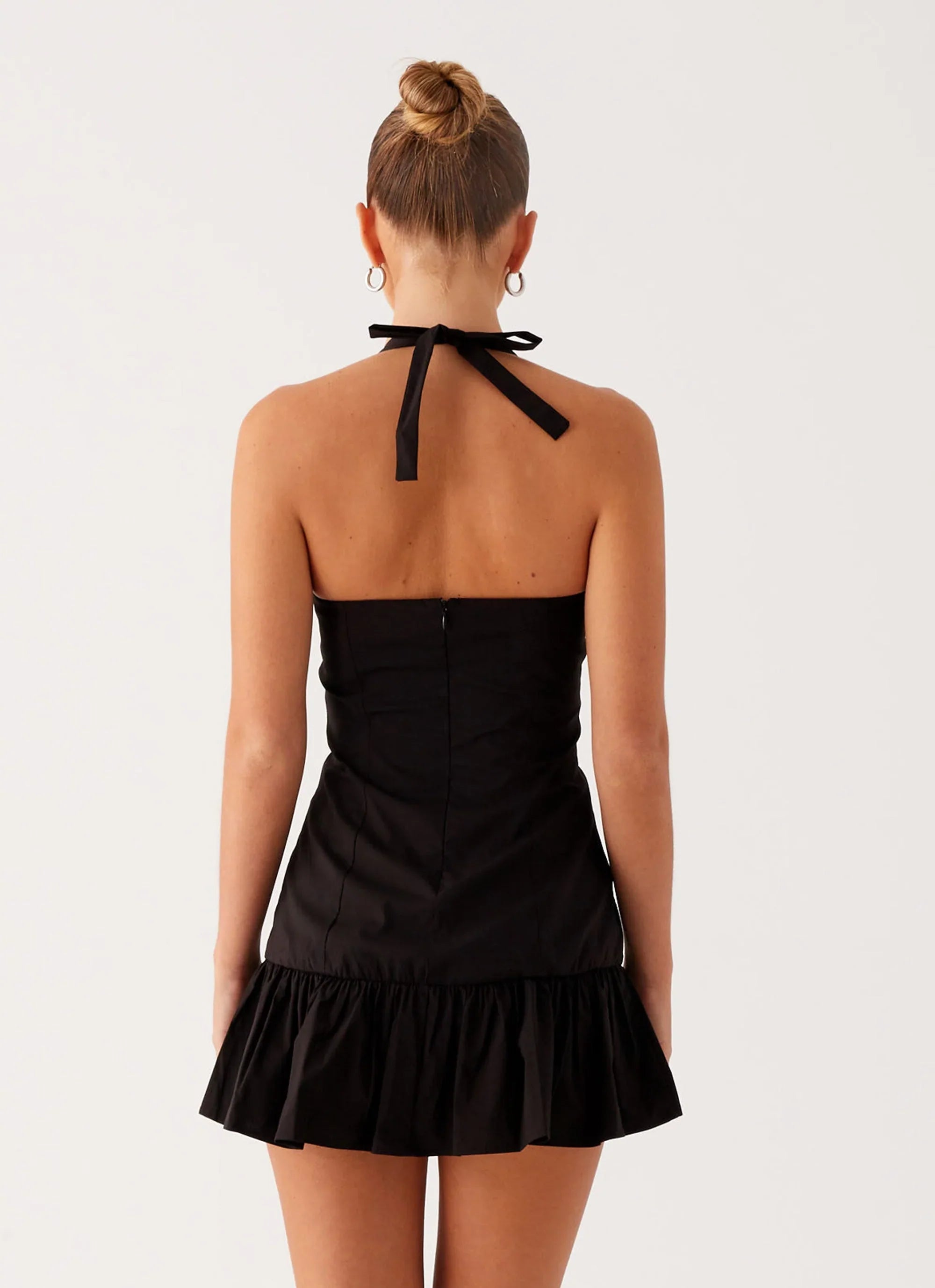 Cheryl Bustier Mini Dress Black