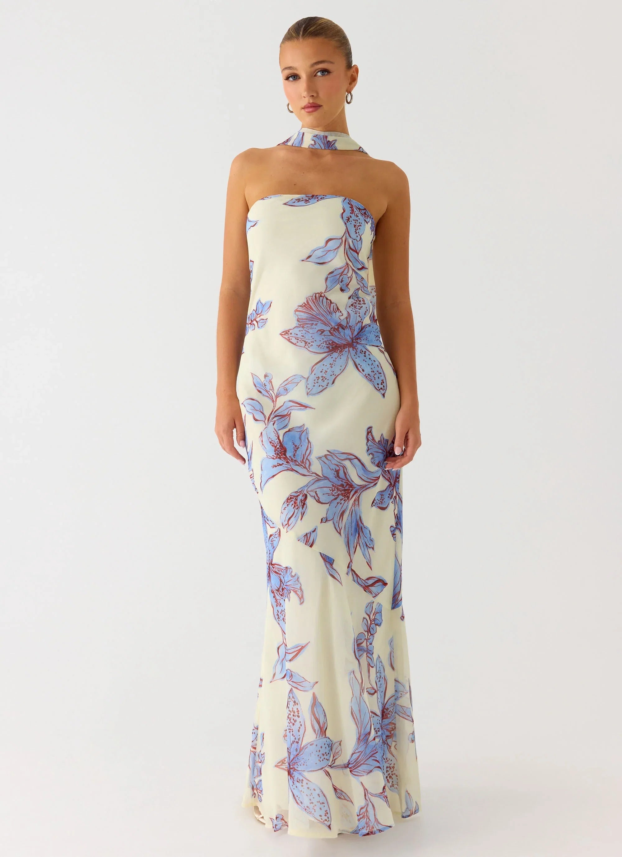 Under The Pagoda Maxi Dress Violet Blossom