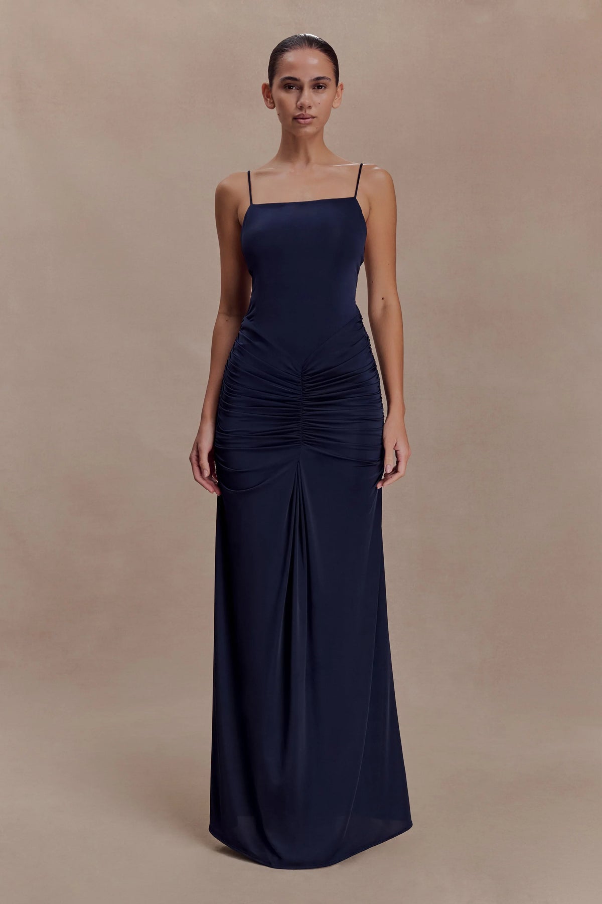 Roisin Slinky Maxi Dress Navy